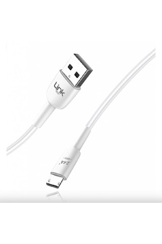 K600 Soft Fast Micro Usb Data/şarj Kablosu 2.4a 1mt -