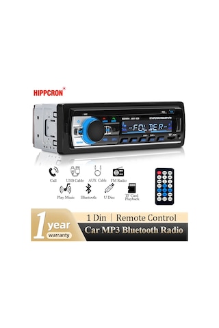 Liangmei Hippcron Araba Radyo 1din Stereo Multimedya Mp3 Çalar