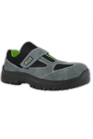 Sılver S-01 Süet Cırtlı Ayakkabı S1p No:40 Baymax Gri