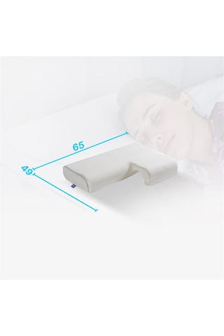 SimpleThePillow Kol Destekli Visco Boyun Yastığı Balayı Yastığı 65*49*31*12