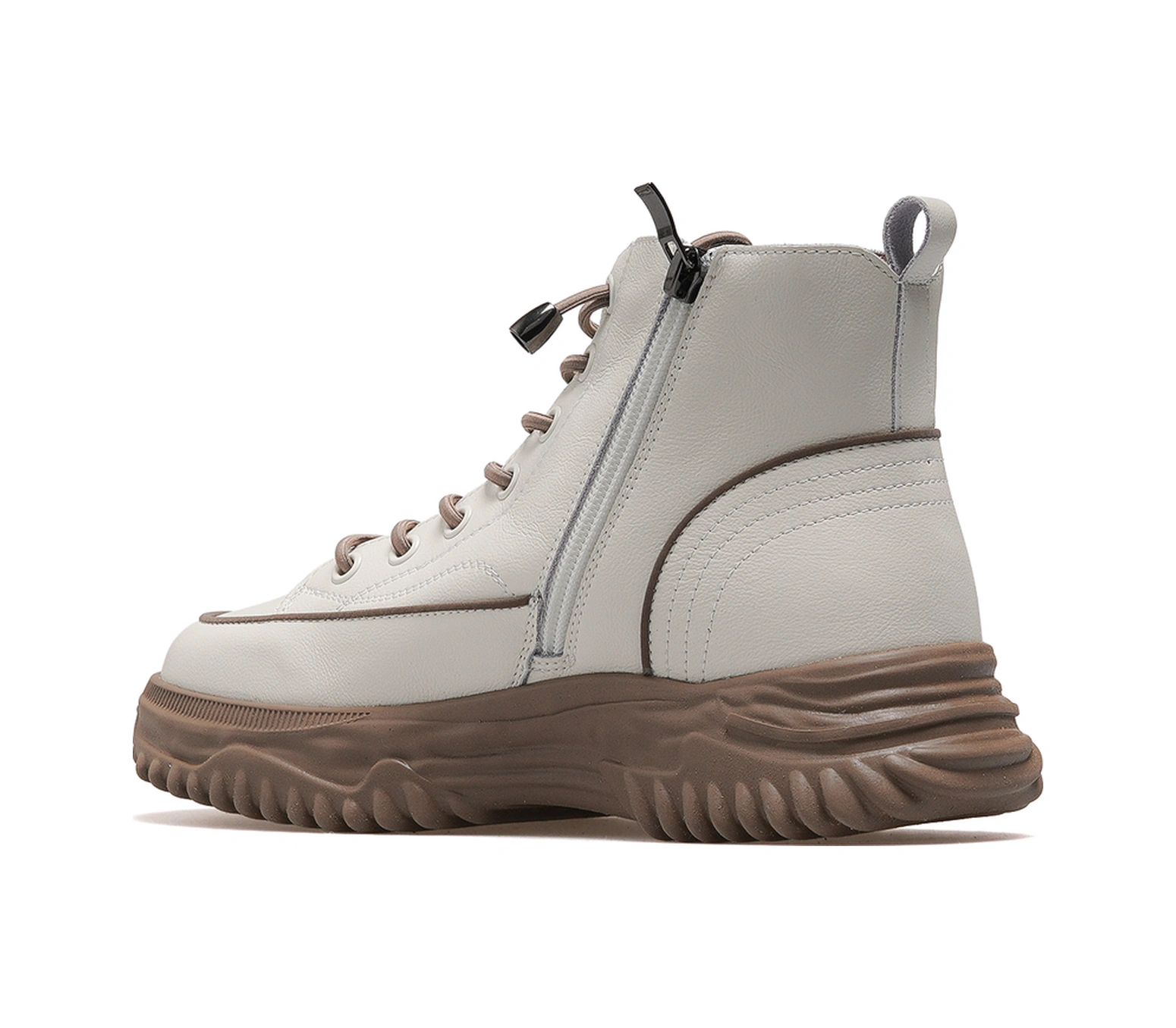 Guja Kadın Deri Sneaker Bot 25k 25k310-13 Z Bej Bej