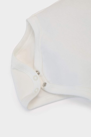 DeFacto Erkek Bebek Yenidoğan Bisiklet Yaka Dinazor Baskılı Ribana Kısa Kollu Çıtçıtlı Body E8229A525SMER98 Ekru