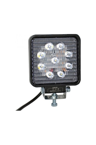 TAS 12-80V Çalışma Lambası Kare 9 Led 27W 106x106x35mm L1003