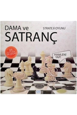 Ca Games Dama ve Satranç Plastik Kutulu Oyun