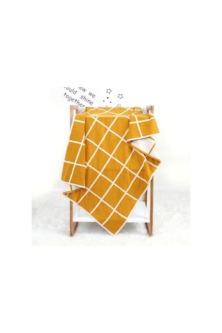 Sones Yumuşak Kundak Örtüsü Yenidoğan Kanepe Yatak Örtüsü Toprak Sarısı Sarı