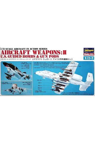 Hasegawa X72-2 35002 1/72 Ölçek, Savaş Uçağı Silahları-ıı, Plastik Model Kiti-51779