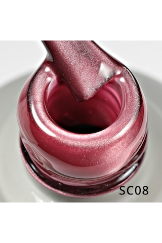 Momo Professional Korean Cat Eye Silky Cat Eye Kedi Gözü Oje Sc08 Pembe 10 Ml