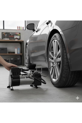 Araba Oto Araç Lastik Şişirme Pompası 150 Psi Gövde