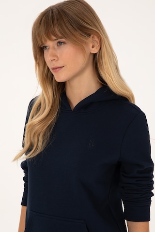 U.S. Polo Assn. Kadın Lacivert Kapüşonlu Sweatshirt 50320557-VR033