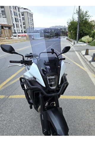 Motocam Honda Nx 500 Ön Cam 2025-2026 Model 48cm Füme Renkli 4mm Uzun