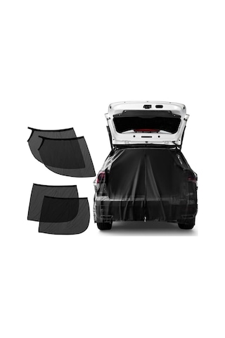 Tongxida Araba Arka Bagaj Havalandırma Gölge Ve Sivrisinek Ekran Kapağı L Boyutu