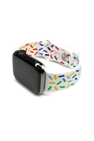 Novstrap Apple Uyumlu Watch Se 40mm İle Kordon Pride Style Jel Silikon Kordon Kayış
