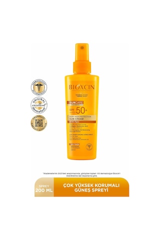 Bioxcin Sun Care Spf 50 Yüz Güneş Kremi 50 ml Karma Yağlı Cilt + Vücut Güneş Spreyi 200 Ml Avantaj Seti