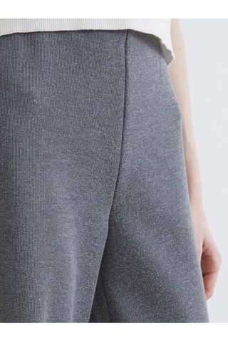 Lcw Modest Gri Beli Lastikli Geniş Paça Kadın Pantolon