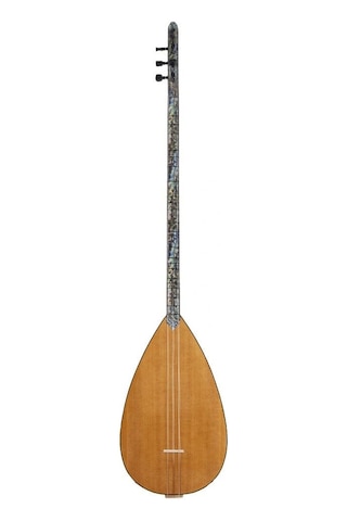 Saz-z-2-4 Saz-z-2-4 Ceviz-abalone Klavye Uzun Sap Bağlama