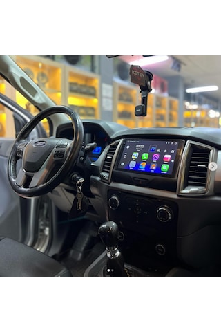 For-x Ford Ranger 2016-2022-9''android Gerçek 2+32 Gb / 4 Çekirdek 1.6ghz / Wıfı 5.0ghz / Bt 5.4-kablosuz Carplay-ahd Hd Geri Görüş Kamera 9"