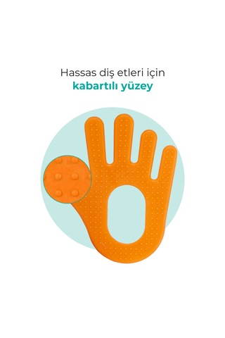 Mamajoo Yumuşak & Eğlenceli Diş Kaşıyıcı, Kolay Kavrama & Hassas