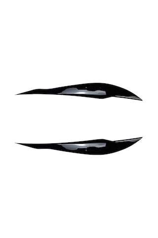 Youmex Bmw F30 F35 2013-2019 Için Parlak Siyah Abs Far Kapakları - Kırılma Ve Çizik Koruması, Araba Dekorasyonu, Kolay Kurulum 2 Adet