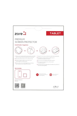 Noktaks - İpad Air 10.9 2020 4.nesil Uyumlu - Ekran Koruyucu Tablet Blue Nano Koruma - Şeffaf - T14831