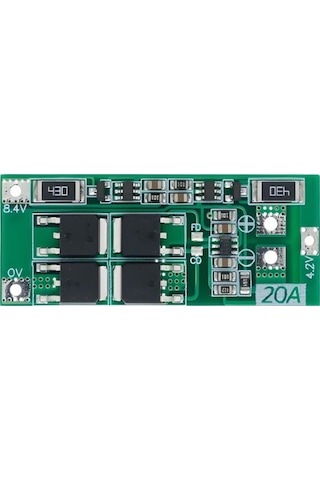 2s 20a 8.4v Bms Koruma Kartı Lityum Batarya 18650 Li-ion Lipo Protection Module