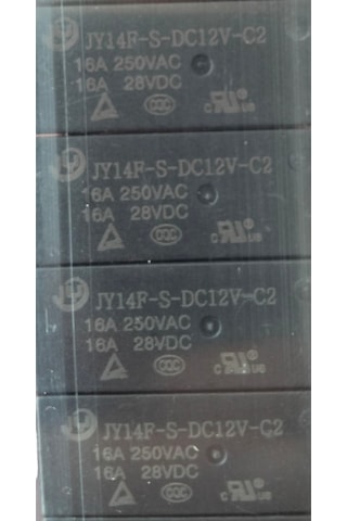 Dc 12v Role 2 Kontak 16amper