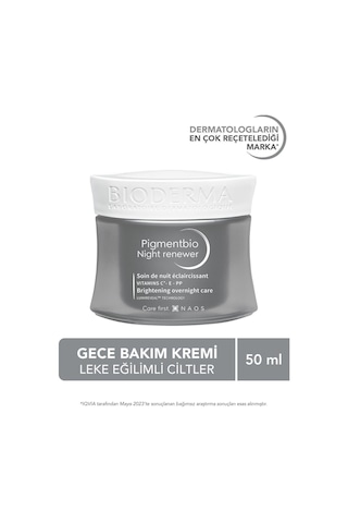 Bioderma Pigmentbio Night Renewer Cream 50 ML + C-Concentrate Serum 30 ML + Foaming Cream 200 ML