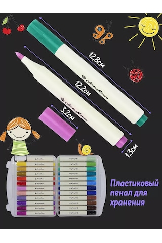 Artenuevo Akrilik İşaretleyiciler 24 Parça Seti. 218417186