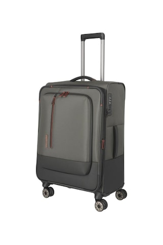 Travelite Travelit Crosslite 5.0 4w Trolley M Körüklü Orta Boy Valiz Yeşil