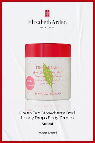 Elizabeth Arden Green Tea Strawberry Basil Honey Drops Vücut Kremi 500 ML