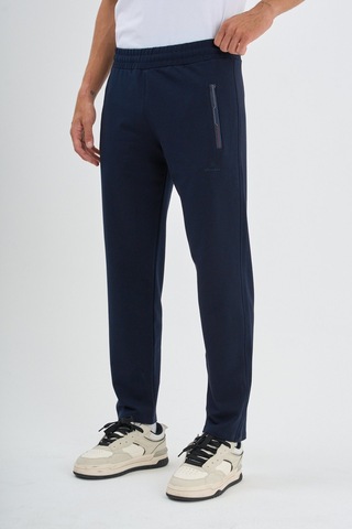 Shooter Sportswear Mevsimlik Antrasit Erkek Eşofman Altı Rahat Kalıp Fermuar Cepli Düz Paça Lacivert