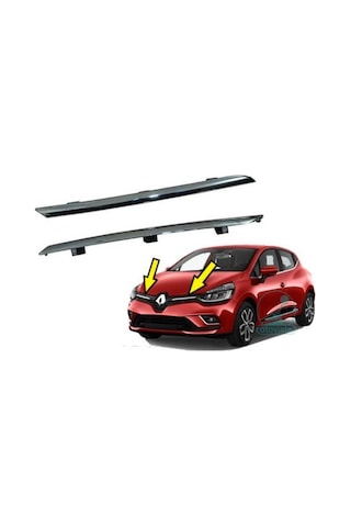 Renault Clio 4 Ön Panjur Çıtası Nikelajlı Sağ Sol 620723341R
