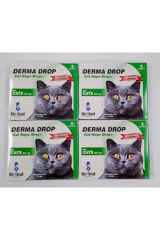 Derma Kedi Dış Parazit Damla 4 Kutu Derma Kedi Dış Parazit Damla 4 Kutu