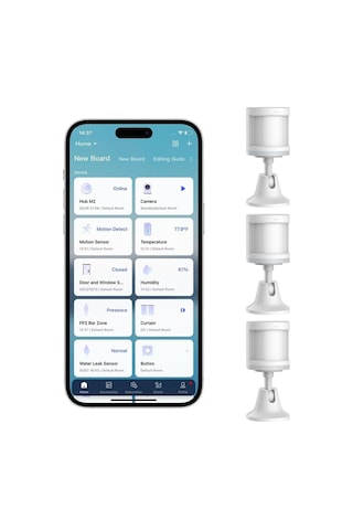 Aqara Zigbee Hareket Sensörü P1-3 Paketi, Alarm Sistemi Ve Ev Otomasyonu İçin Akıllı Hareket Dedektörü, Aqara Hub Gerekir, 5 Yıllık Pil Ömrü, Uyumlu...-122068