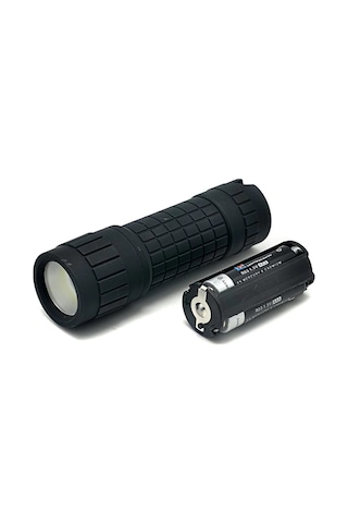 Fener & Kafa Lambası Pilli Promosyon Fener Wt-617 Siyah