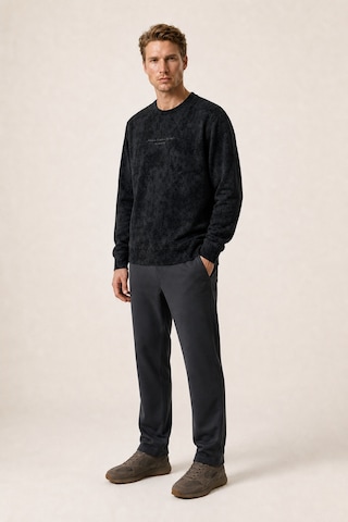 Redline Rummi Desenli Kışlık Yeni Sezon Erkek Regular Fit Sweatshirt Siyah