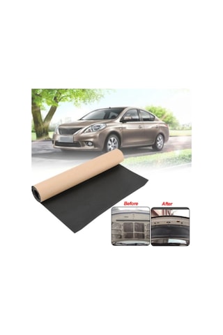 Oto Araç Karavan Ev Kaput Ses Yalıtım Süngeri Yapışkanlı Alev Almaz 9mm 100x150cm