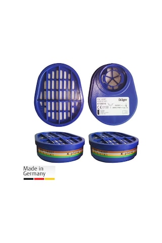 Drager Xplore 3300 Yarım Yüz Maskesi + 6738816 Abek Filtre