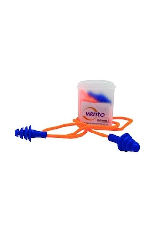Vento Çam Tipi Kulak Tıkacı Kordonlu Kutulu 25Db 50 Adet