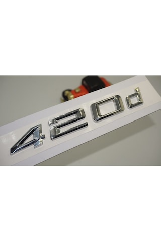 Bmw 420d Krom Metal 3m 3d Bagaj Logo Yazı Ürün