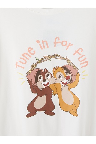 Lcw Young Pembe Chip And Dale Baskılı Kadın Pijama Üst