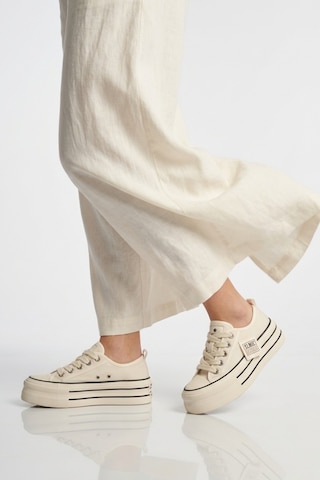 Walkway 2011 G Bej Keten Kadın Günlük Ayakkabı