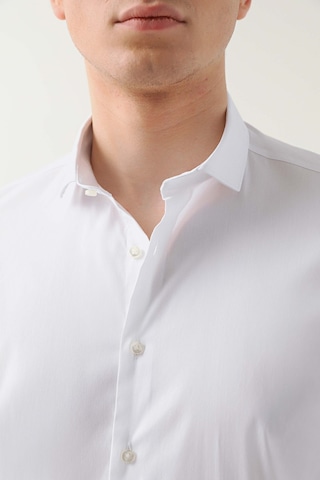 D's Damat Slim Fit Beyaz Armürlü Gömlek 3ee02ee44288m Beyaz