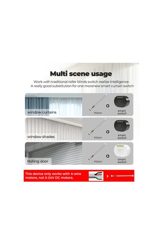 Singree Akıllı Perde Anahtarı - Wifi Ve Rf433 Kontrol, Uzaktan Yönetim, Alexa Ve Google Home Uyumlu Diğer