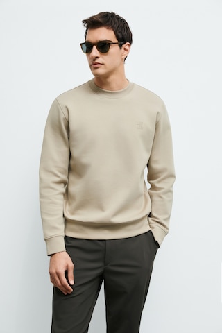 Lufian Grand Erkek Sweatshirt Bej Bej 112030192100550