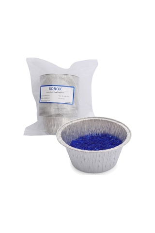 Borox Alüminyum Tartım Kabı 85 x 40 MM Genel Amaçlı Tartım Tabağı 50 Adet