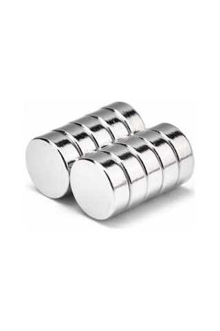 30 Adet Çap 8Mm X Kalınlık 3Mm Güçlü Yuvarlak Neodyum Mıknatıs