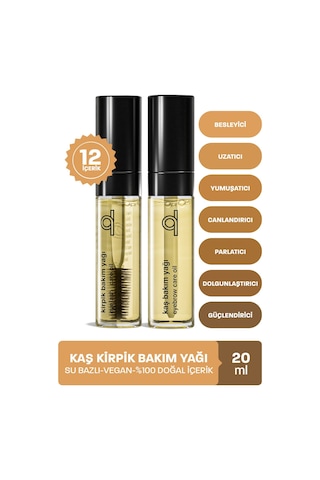 Quality Life Kaş Kirpik Serumu 20 ML + Kaş Kirpik Bakım Yağı Besleyici Uzatıcı 20 ML