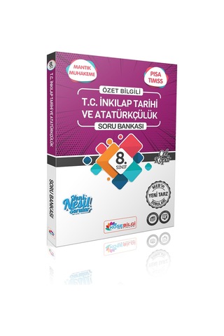 8. Sınıf T.C. İnkılap Tarihi ve Atatürkçülük Özet Bilgili Soru Bankası - Köşebilgi Yayınları