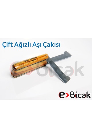 Çift Ağızlı Aşı Çakısı. Bıçağı Ceviz Aşısı - Yatağan El Yapımı
