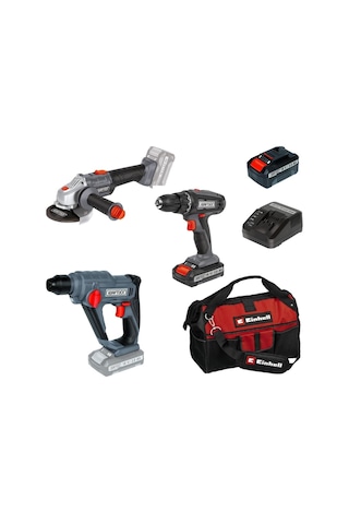 Kraftixx By Einhell Akülü Kırıcı Taşlama Vidalama Set